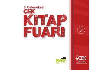 3. ÇEK KİTAP FUARI BAŞLIYOR