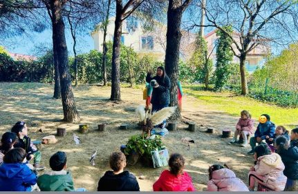 ANAOKULU ÖĞRENCİLERİ BAHARIN GELİŞİNİ DOĞADA KEŞFETTİ